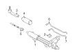 Lincoln LS Steering Gear Box Diagram - 5W4Z-3504-A