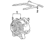 Ford Crown Victoria Alternator Diagram - 4U2Z-10V346-GZRM