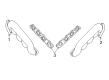 Ford Thunderbird Exhaust Manifold Diagram - XW4Z-9431-BA