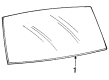 Ford Bronco II Windshield Diagram - FOTZ-1003100-A