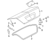 Ford Five Hundred Trunk Lid Latch Diagram - 5G1Z-5443200-AA