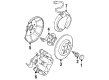 Ford Escort Brake Caliper Diagram - F4CZ-2V553-ARM
