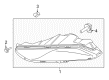 Ford Fog Light Diagram - HS7Z-15200-A