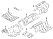 Lincoln Nautilus Exhaust Heat Shield Diagram - PZ1Z-11135-A