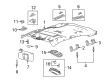 Ford Taurus Dome Light Diagram - 8A6Z-13776-AA