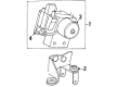 Ford Crown Victoria Brake Fluid Pump Diagram - 6W1Z-2C286-AA