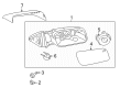 Ford Car Mirror Diagram - DA8Z-17682-DA