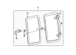 Ford F-350 Super Duty Door Hinge Diagram - F81Z-28303A22-AA