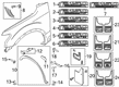 Ford Mud Flaps Diagram - CL3Z-16A550-T