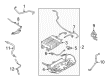 Ford PCV Hose Diagram - 4R3Z-6758-BA