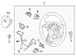 Lincoln Steering Wheel Diagram - JL7Z-3600-AK