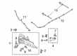 Ford Escape Windshield Washer Nozzle Diagram - PJ6Z-17603-A