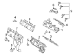 Ford Police Interceptor Utility Exhaust Manifold Diagram - AA5Z-9431-A