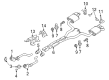 Ford Mustang Muffler Strap Diagram - FR3Z-5A231-A
