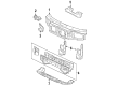 Mercury Cougar Radiator Support Diagram - F7RZ-16138-AA