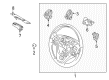 Lincoln MKT Steering Wheel Diagram - DE9Z-3600-HB