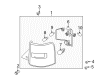 Ford E-250 Headlight Bulb Diagram - 6E5Z-13466-AC