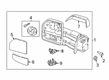Ford F-150 Car Mirror Diagram - FL3Z-17682-AB