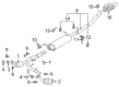 Ford Tail Pipe Diagram - JL1Z-5201-A