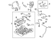 Ford Police Interceptor Utility Oxygen Sensor Diagram - BE5Z-9G444-B