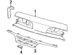 Ford Crown Victoria Grille Diagram - F5AZ-8200-A