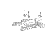 Ford F-250 Engine Mount Torque Strut Diagram - F85Z-6068-CA