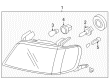 Mercury Headlight Diagram - 5E6Z-13008-BA