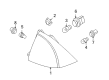 Ford Fusion Light Socket Diagram - 6E5Z-13411-AA