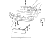 Ford Taurus Headlight Diagram - F2DZ-13008-B