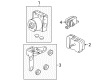 Ford Focus Brake Fluid Pump Diagram - 9S4Z-2C215-B