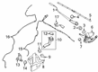 Ford Transit Connect Windshield Washer Fluid Reservoir Diagram - DV6Z-17618-A