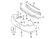 Ford Focus Bumper Cover Diagram - 8S4Z-17K835-ABPTM