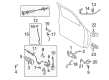 Ford Ranger Exterior Door Handle Diagram - 2L5Z-1022404-BAA
