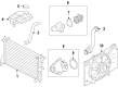 Ford Transit Connect Radiator fan Diagram - KV6Z-8C607-B
