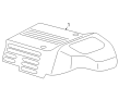 Lincoln LS Engine Cover Diagram - 5W4Z-6A949-AA