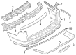 Lincoln Navigator Bumper Cover Diagram - NL7Z-17K835-BAPTM
