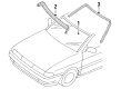 Ford Escort Windshield Diagram - FOCZ-5803100-A