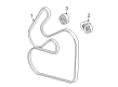Ford Taurus Serpentine Belt Diagram - F8DZ-8620-CD