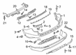 Ford Police Interceptor Utility Bumper Diagram - LB5Z-17K835-EE