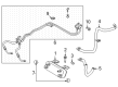 Ford Bronco Oil Cooler Hose Diagram - MB3Z-7R081-D