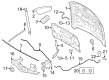 Ford Mustang Hood Release Cable Diagram - PR3Z-16916-A