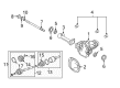 Ford Expedition Transfer Case Shim Diagram - D9AZ-4067-E