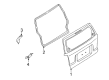 Ford Escape Weather Strip Diagram - YL8Z-7843720-AA