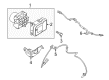 Ford Police Interceptor Utility Brake Fluid Pump Diagram - FB5Z-2C215-A