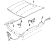 Ford Tempo Hood Release Cable Diagram - FO3Z16916A