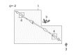 Ford Taurus X Axle Shaft Diagram - CA5Z-3B436-C