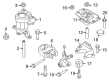 Lincoln MKZ Engine Mount Diagram - HG9Z-6038-A
