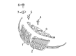 Lincoln MKZ Grille Diagram - AH6Z-8200-A