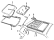 Lincoln Town Car Sunroof Diagram - 6W1Z-54500A18-AA
