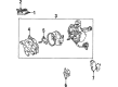 Ford Probe Distributor Rotor Diagram - F52Z12200B